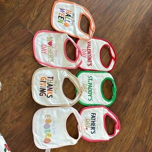 Baby holiday bibs